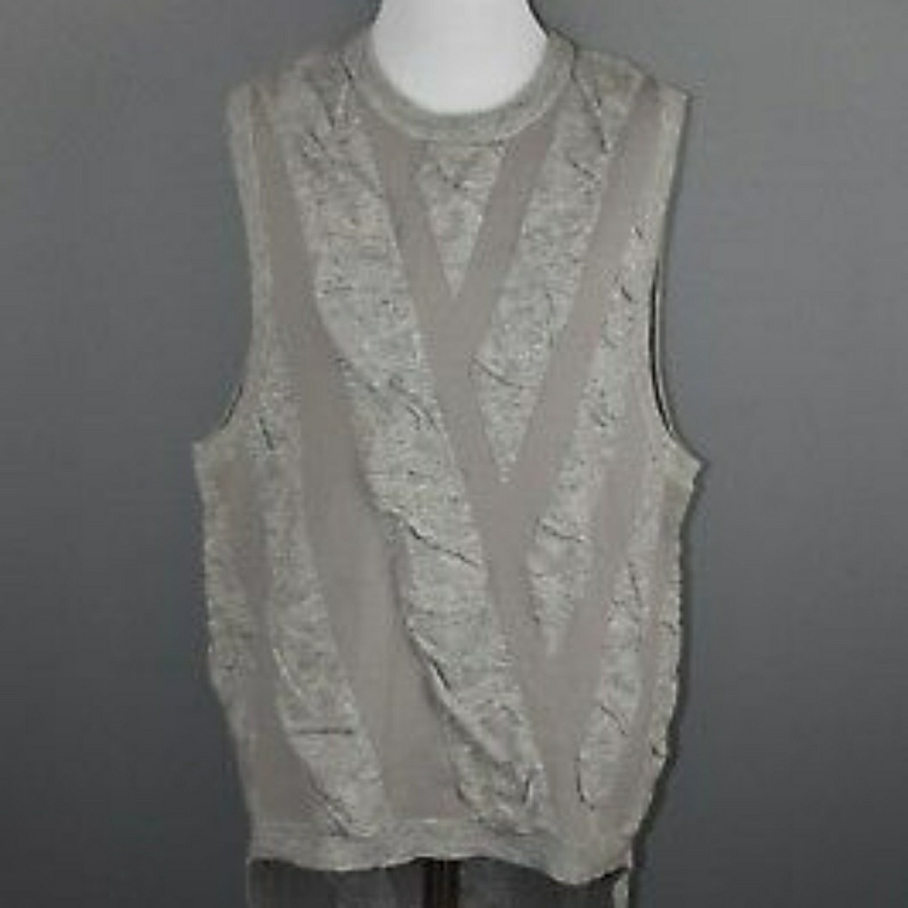 Kerisma Grey Animal Striped Crew Neck Sweater